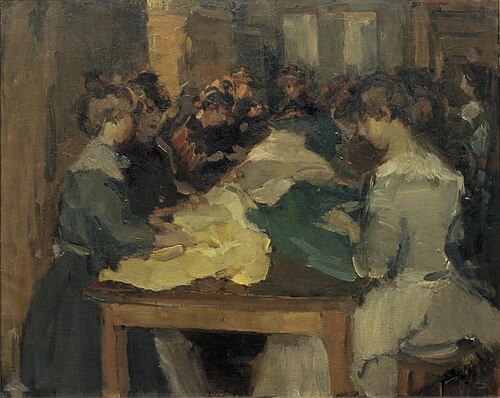 Naaischool, 1905, Isaac Israëls