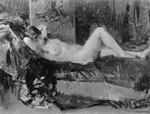 Reclining nude, 1917, Isaac Israëls