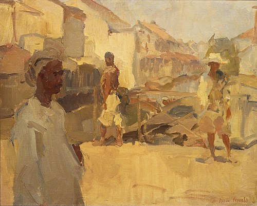 Straatje te Batavia, 1921, Isaac Israëls