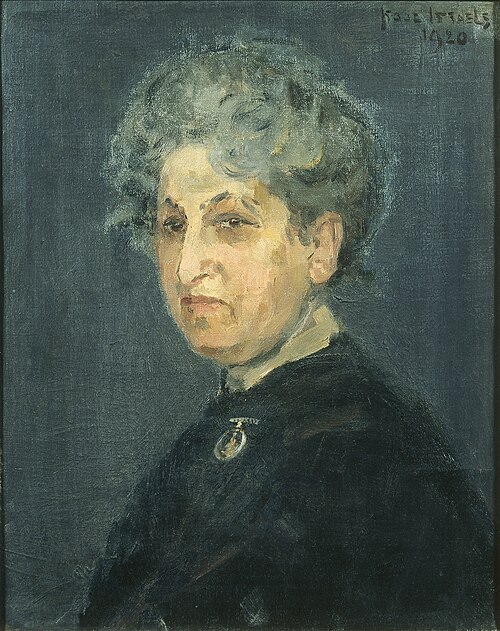 Portrait of Aletta Jacobs (1854-1929), 1920, Isaac Israëls