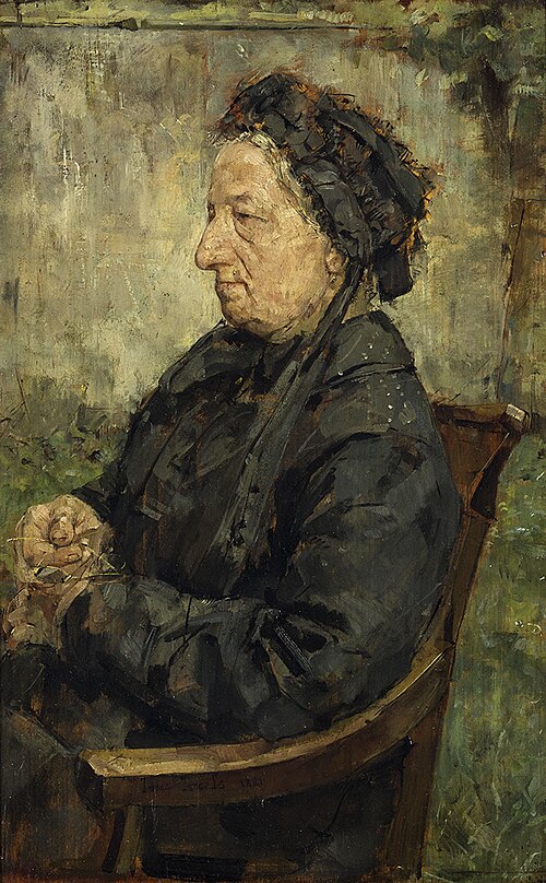 Portrait of Mrs. Schaap-Hymans, 1881, Isaac Israëls