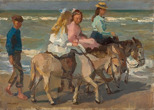 Donkey riding, 1900, Isaac Israëls