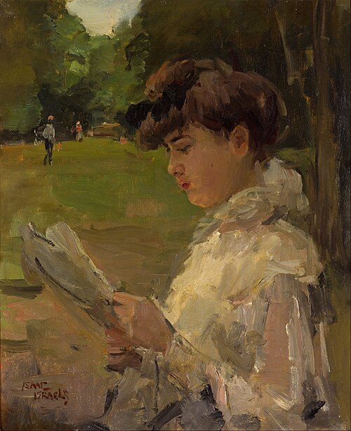 Girl reading, 1906, Isaac Israëls