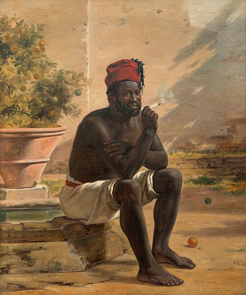 Sitting Nubian, 1839, Martinus Rørbye