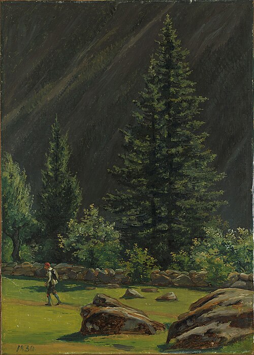 Norsk seter, 1830, Martinus Rørbye