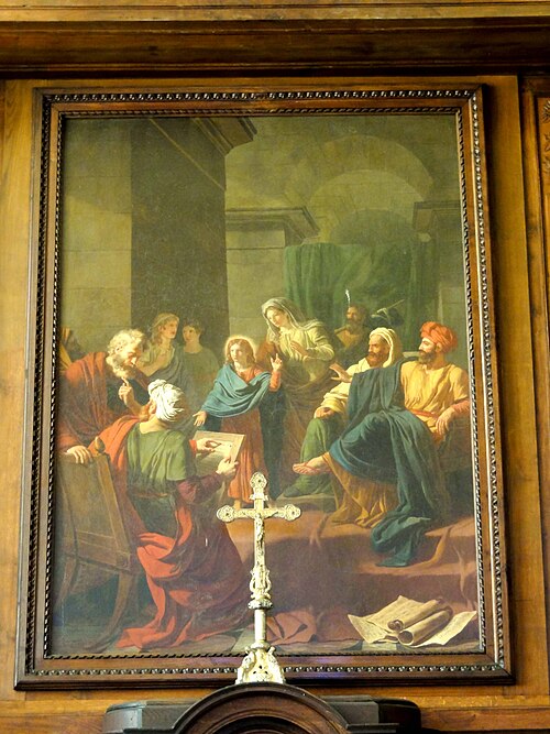Jésus parmi les docteurs, 1789, Charles Thévenin
