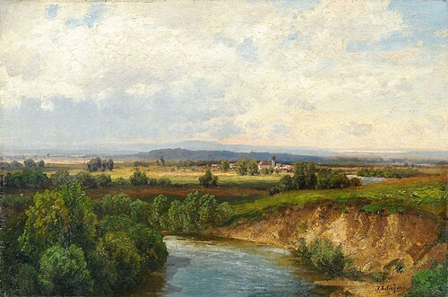 On the Ammer near Polling, , Josef Schoyerer