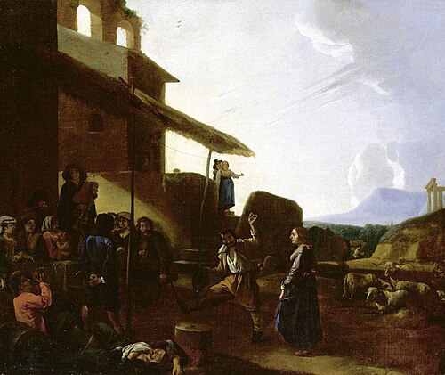 Street Scene in Rome, 1650, Michelangelo Cerquozzi