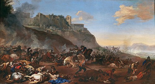 Battle scene, 1650, Michelangelo Cerquozzi
