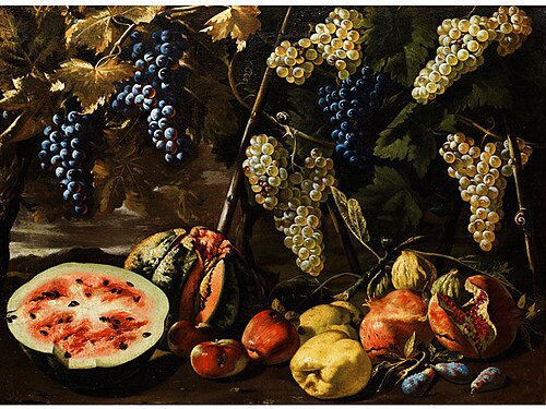 Still life, 1650, Michelangelo Cerquozzi