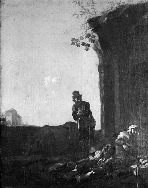 Italian Peasants, 1638, Michelangelo Cerquozzi