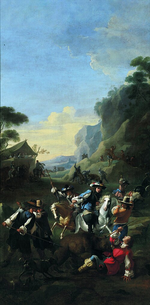 Bear hunt, 1659, Jan Miel