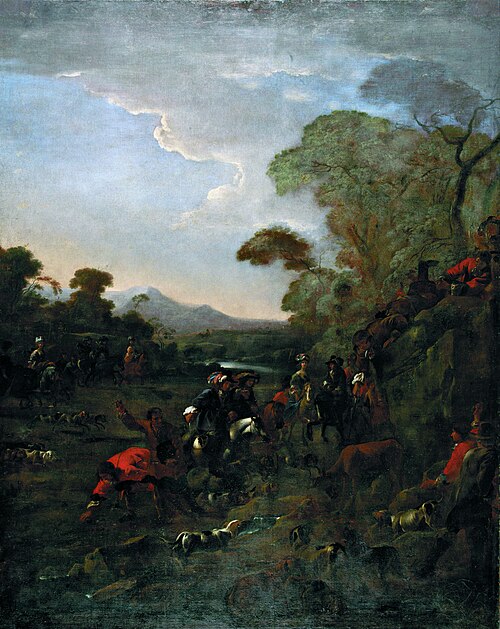 The death of the deer, 1660, Jan Miel