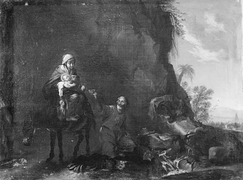 The Flight into Egypt, 1588, Jan Miel