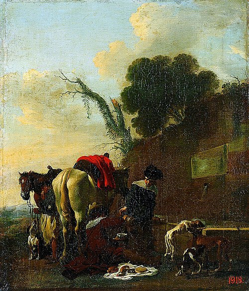Hunters at Rest, 1650, Jan Miel