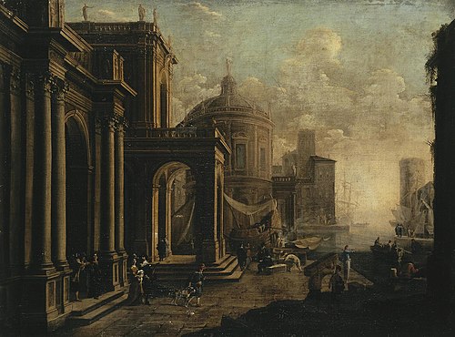 Architectural Landscape, 1638, Jan Miel