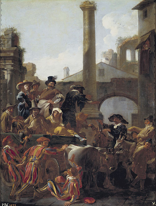 Carnaval à Rome, 1653, Jan Miel