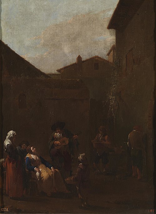 The vihuela player, 1601, Jan Miel