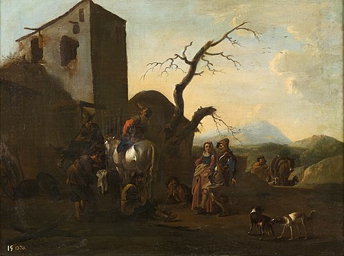 Hunters at Rest, 1601, Jan Miel