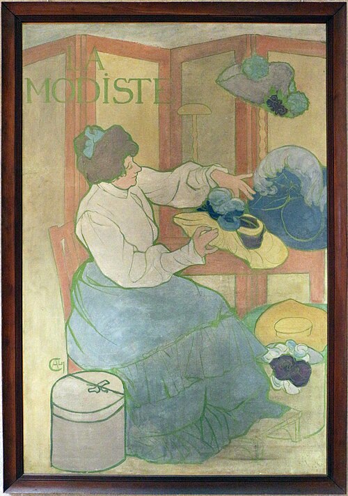 La Modiste, 1893, Alexandre Charpentier