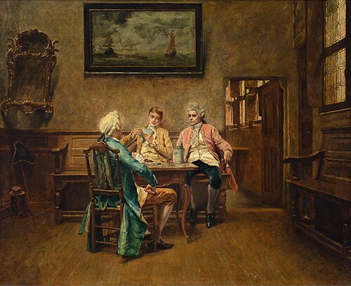 The Card Players, 1890, Piet Verhaert