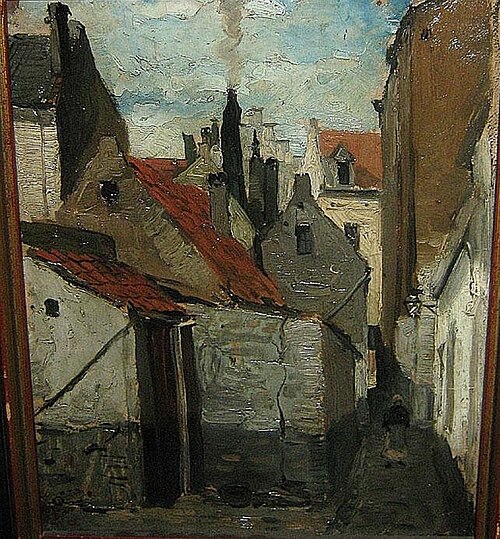 Vlaaikesgang' in Antwerp, 1894, Piet Verhaert