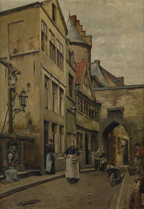 The Gevangenisbrug, 1880, Piet Verhaert