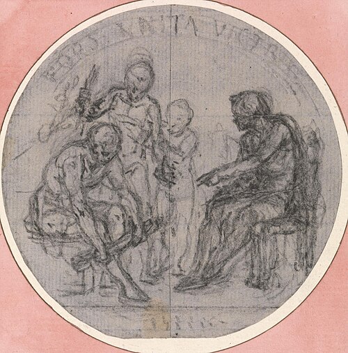Design for a Medal: Concordia Victrix, 1767, Hubert-François Gravelot