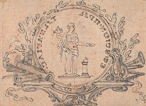Design for a Vignette: Figure of Abundance, , Hubert-François Gravelot