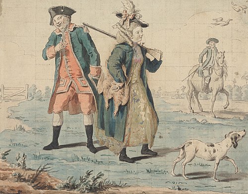 The Sporting Lady, , Hubert-François Gravelot