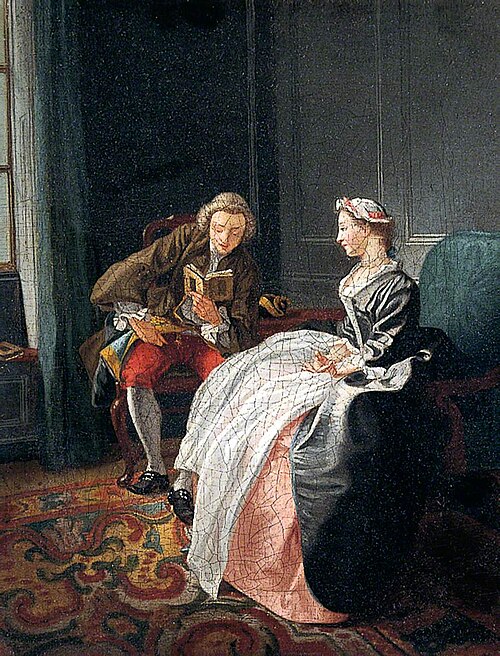 Le lecteur, 1750, Hubert-François Gravelot