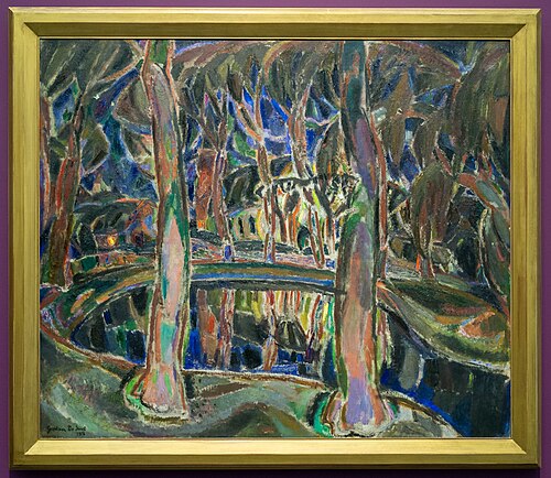 Brink te Laren, avond, 1916, Gustave de Smet