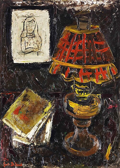 Petroleum lamp, 1937, Gustave De Smet
