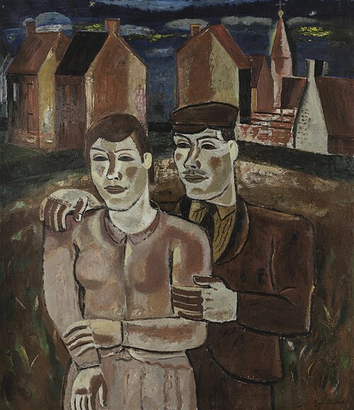The lovers, 1931, Gustave De Smet