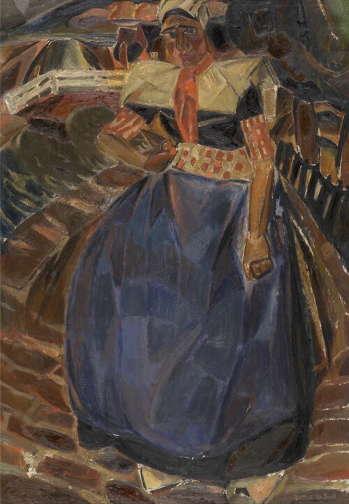 Woman from Spakenburg, 1917, Gustave De Smet