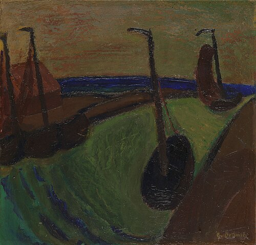 Harbour View, 1916, Gustave De Smet