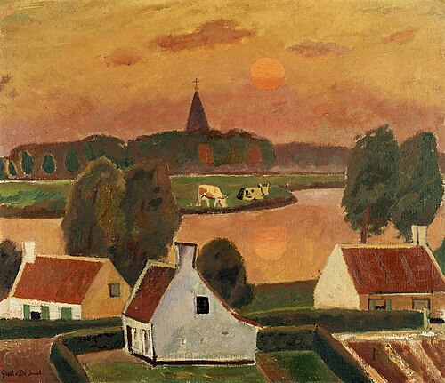 View of a Village, 1936, Gustave De Smet