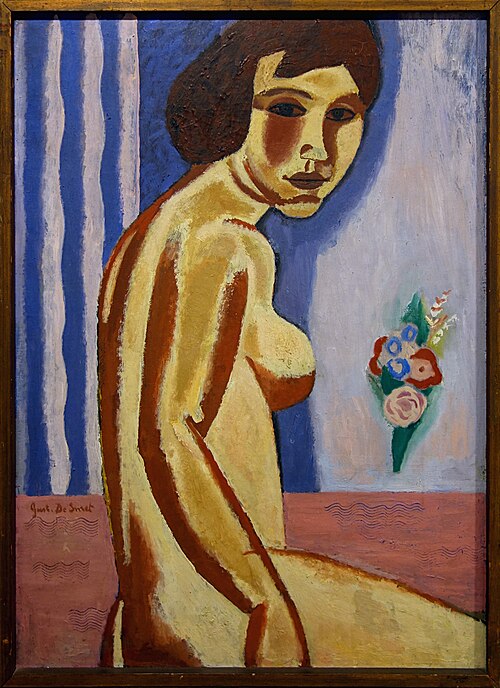 Naakt met bloementuiltje, 1931, Gustave de Smet