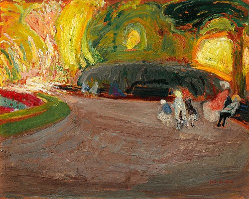 Vondelpark, 1915, Gustave De Smet