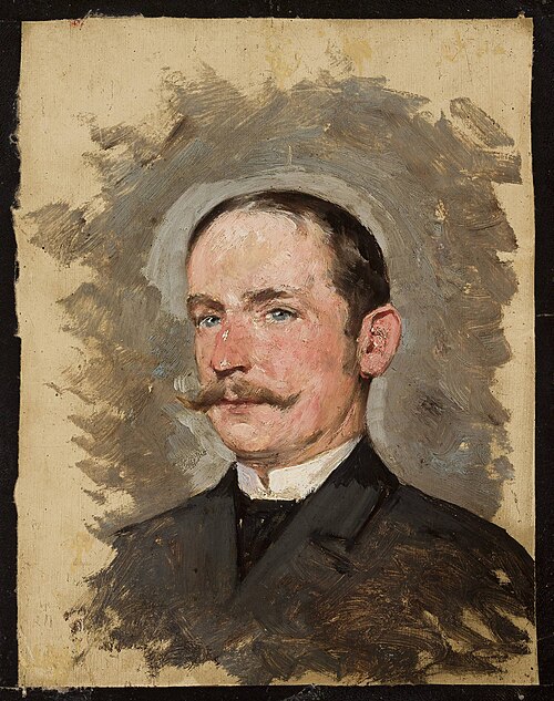 Portrait of a man, 1890, Tadeusz Ajdukiewicz
