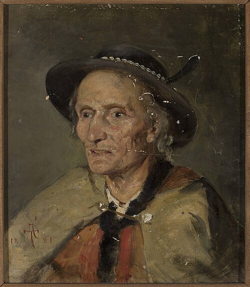 Portrait of a Highlander, 1881, Tadeusz Ajdukiewicz