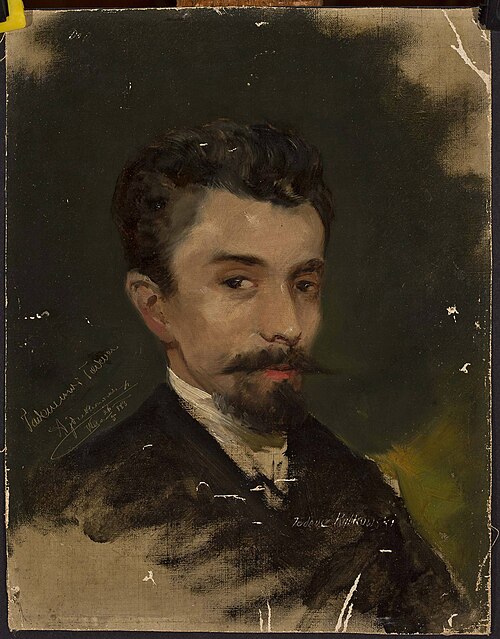 Portrait of Tadeusz Rybkowski, 1883, Tadeusz Ajdukiewicz