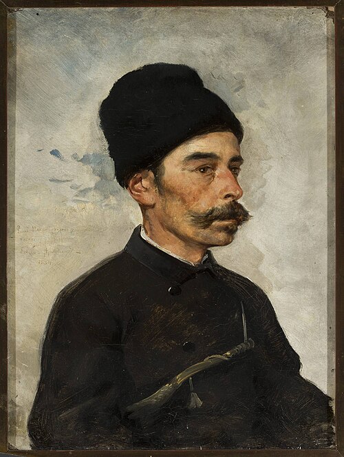 Study of a hunter, 1884, Tadeusz Ajdukiewicz
