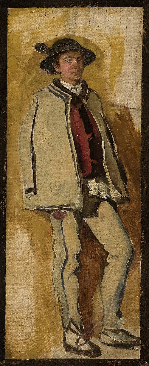 Portrait of a young Highlander, , Tadeusz Ajdukiewicz