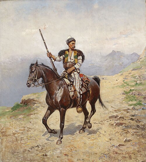 Eastern horseman, 1911, Tadeusz Ajdukiewicz