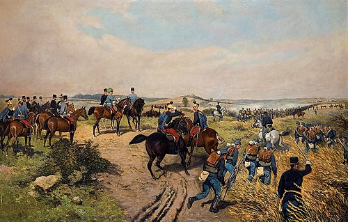 Emperor Franz Joseph on manoeuvres, 1885, Tadeusz Ajdukiewicz