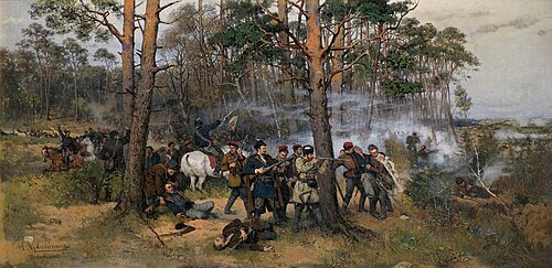 Scène de l'insurrection de 1863, 1876, Tadeusz Ajdukiewicz
