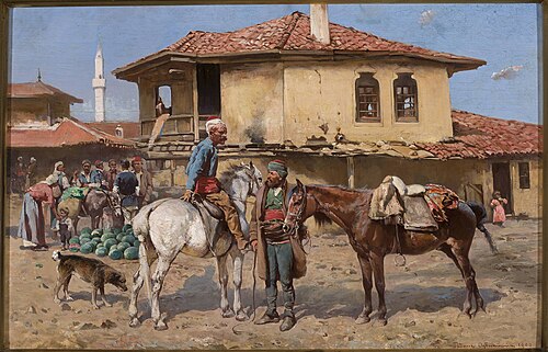 On the eastern marketplace, 1900, Tadeusz Ajdukiewicz