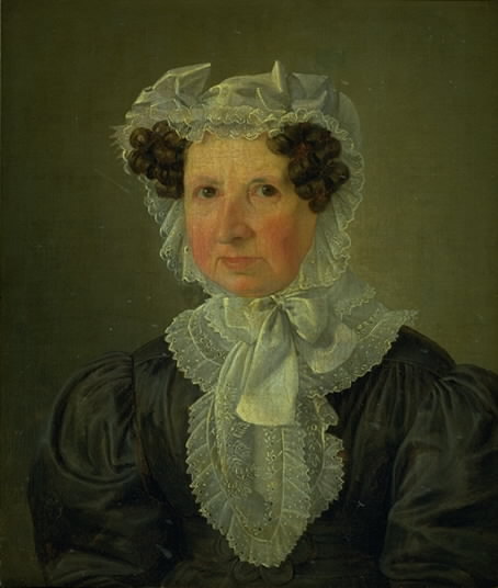 Portræt af jomfru Nissen, 1825, Wilhelm Ferdinand Bendz