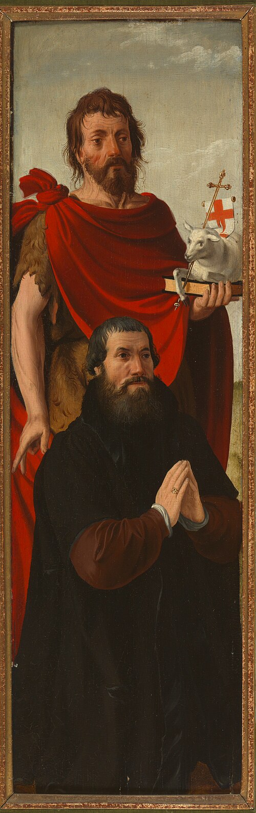 Donorportret met de H. Johannes de Doper., 1554, Pieter Pourbus